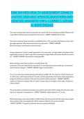 BSN 246 HESI HEALTH ASSESSMENT EXAM V1 &NewLine;&lpar;LATEST 2026-2027 UPDATE&rpar; QUESTIONS AND &NewLine;VERIFIED ANSWERS &vert;100&percnt; CORRECT&vert; GRADE &NewLine;A- NIGHTINGALE
