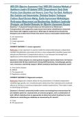 WGU D514 Objective Assessment Final &vert; WGU D514 Analytical Methods of Healthcare Leaders OA Updated 2026 &vert; Comprehensive Study Guide&comma; Practice Exam Questions and Answers&comma; Exam Prep Test Bank&comma; Healthcare Data Analytics and Interpretation&comma; Statistical Analys