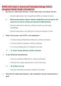NURS 6501 Quiz 1 Advanced Pathophysiology 2026 &vert; &NewLine;Complete Study Guide &vert; Graded A&plus;