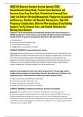 NURS240 Maternal-Newborn Nursing Updated 2026 &vert; Comprehensive Study Guide&comma; Practice Exam Questions and Answers&comma; Exam Prep Test Bank&comma; Prenatal and Antenatal Care&comma; Labor and Delivery Nursing Management&comma; Postpartum Assessment and Recovery&comma; Newborn and Neonat