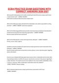 ECBA PRACTICE EXAM QUESTIONS WITH CORRECT ANSWERS 2026-2027