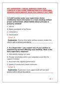NYC SUPERVISOR I &lpar;SOCIAL SERVICES&rpar; EXAM 2026 COMPLETE STUDY GUIDE&vert; VERIFIED PRACTICE QUESTIONS&comma; ANSWERS &RATIONALES &vert;DCAS CIVIL SERVICE TEST PREP