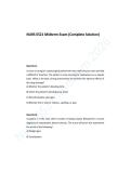 NURS 6521 Midterm Exam Walden University Actual Questions And Correct Detailed Answers 2026 Edition
