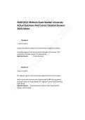 NURS 6521 Midterm Exam Walden University Actual 2026 Version 