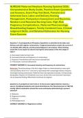 NURS240 Maternal-Newborn Nursing Updated 2026 &vert; Comprehensive Study Guide&comma; Practice Exam Questions and Answers&comma; Exam Prep Test Bank&comma; Prenatal and Antenatal Care&comma; Labor and Delivery Nursing Management&comma; Postpartum Assessment and Recovery&comma; Newborn and Neonat