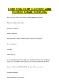 EDCO&semi; FINAL EXAM QUESTIONS WITH CORRECT ANSWERS 2026-2027