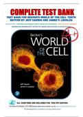 Complete Test Bank for Becker's World of the Cell 10th Edition by Jeff Hardin & James P&period; Lodolce &vert;  Verified Answers & Detailed Rationales - All Chapters- Latest Update 2026