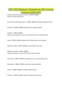 EDF 6225 Module 2 Questions with Correct Answers 2026-2027