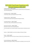 EDF 6225 Final Exam Questions with Correct Answers 2026-2027