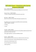 EDF 6225 Exam 1 Questions with Correct Answers 2026-2027