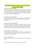 EDF 6225 Exam -2 Questions with Correct Answers 2026-2027