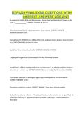 EDF 6225 FINAL EXAM QUESTIONS WITH CORRECT ANSWERS 2026-2027