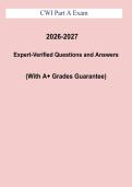 CWI Part A Exam Study Guide PDF &vert; AWS Certified Welding Inspector Fundamentals Review & Practice Questions &lpar;2026&ndash;2027&rpar;&NewLine;