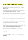 EFMB Official Study Guide 2026-2027