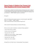 Egans Chapter 42 &lpar;Medical Gas Therapy&rpar; Unit Exam Questions with Correct Answers 2026