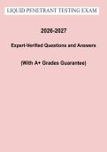 Liquid Penetrant Testing &lpar;PT&rpar; Exam Study Guide PDF &vert; NDT Certification Review & Practice Questions &lpar;2026&ndash;2027&rpar;