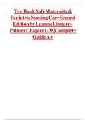 Updated&sol;Latest Safe Maternity and Pediatric Nursing Care Second Edition 2025&ndash;2026 Comprehensive Test Bank Questions and Answers for Maternal Newborn and Pediatric Nursing Exam Success Study Guide Complete Practice Assessment Resource for Nursing Students 