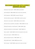 EKG EXAM QUESTIONS WITH CORRECT ANSWERS 2026-2027