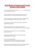 ELCP Module 6 Questions with Correct Answers Latest Update&period;