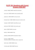 ELCP 120-Questions with Correct Answers 2026-2027