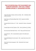 TNCC 9TH EDITION FINAL TEST EXAM NEWEST 2026 &NewLine;COMPLETE QUESTIONS &vert; WITH 100&percnt; CORRECT &NewLine;ANSWERS GRADED A&plus; GUARANTEED SUCCESS&excl;&excl;