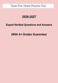 Texas Fire Alarm Practice Test PDF &vert; Fire Alarm Technician License Exam Study Guide & Practice Questions &lpar;2026&ndash;2027&rpar;