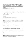 GALEN NUR 242 Med-Surg Exam 3 Practice Questions and Answers