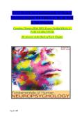 &colon; Fundamentals of Human Neuropsychology 8th Edition Test Bank &ndash; Bryan Kolb & Ian Whishaw &vert; Course &lpar;Insert Course Code&rpar; Complete Chapters with Exam Questions and Answers