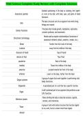 TEAS Science Complete Study Review with Complete Solutions