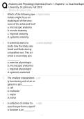 OpenStax Anatomy and Physiology Exam 1 Review Chapters 1&ndash;4 Study Guide and Practice Preparation