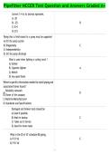 Pipefitter NCCER Test Question and Answers Graded A&plus;