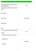 PCN-107 Final Exam Questions &lpar;GCU&rpar; with Answers Graded A&plus;
