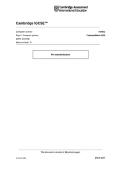 Cambridge IGCSE Computer Science &ndash; Paper 1 Computer Systems Mark Scheme &lpar;2025 Exam Solutions&rpar;