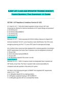 NJDEP UST CLASS A&B OPERATOR TRAINING 2026&sol;2027 &vert; Practice Questions &vert; Pass Guaranteed - A&plus; Graded&NewLine;&NewLine;