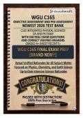 WGU C165 Objective Assessment and Pre-Assessment Newest 2026 Test Bank &vert; Integrated Physical Sciences OA & PA Exam &ndash; 650 Real Exam Questions & Correct Verified Answers &vert; Already Graded A&plus; &lpar;Most Recent&excl;&excl;&rpar;