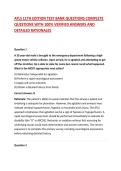 ATLS 11TH EDITION TEST BANK QUESTIONS COMPLETE QUESTIONS WITH 100&percnt; VERIFIED ANSWERS AND DETAILED RATIONALES