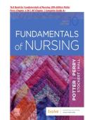 Test Bank for Fundamentals of Nursing 10th Edition Potter Perry &vert; ISBN-13 978-0323677721 &vert; Chapter 1-50 &vert;All Chapters &vert; Complete Guide A&plus; 