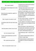NU 545 Unit 1 Test Questions and Answers Graded A&plus;
