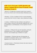 NURS 5315 UTA Exam 2 Premium Revision Pack &vert; 2026 Exam Questions & Answers Compilation &vert; Verified A&plus; Study Material &vert; 100&percnt; Structured Guide