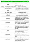 NSG552 Exam 3 Test Questions and Answers Graded A&plus;