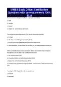 IAHSS Basic Officer Certification Questions with correct answers 100&percnt; 2026