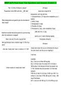 NRNP 6675 Final Exam Test Questions and Answers Graded A&plus;
