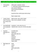 NRNP 6550 Final Exam Test Questions with Answers Graded A&plus;