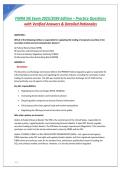FINRA SIE Exam 150 Complete Q&A &ndash; 2025&sol;2026 Edition &ndash;Verified Questions and Correct Answers &vert; A&plus; Graded