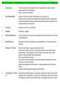 NR 222 Exam 2 Chamberlain Test Questions and Answers Graded A&plus;