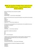 NBDHE Test Questions &lpar;Multiple Choice&rpar; with all Correct & 100&percnt; Verified Answers &vert;Actual Complete Exam &vert;Already Graded A&plus;