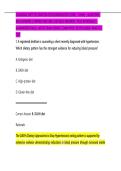 CANADIAN DIETETIC REGISTRATION EXAMINATION &lpar;CDRE&rpar; &ndash; EXAM&rsqb; &ndash; QUESTIONS &NewLine;AND ANSWERS &vert; VERIFIED AND WELL DETAILED ANSWERS &vert; PLUS RATIONALES &vert; &NewLine;GUARANTEED PASS &vert; LATEST EXAM UPDATE &vert; EXAM PREP &vert; STUDY GUIDE &vert; PRACTICE &NewLine;TEST 