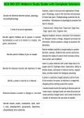 GCU BIO-201 Midterm Study Guide with Complete Solutions