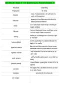 GCU Bio-201 Exam 1 Test Questions and Answers Graded A&plus;