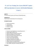 FL ALF Core Training Test&colon; &lpar;Latest 2026&sol;2027 Update&rpar; 100 Exam Questions & Answers with Detailed Rationales &vert; Grade A
